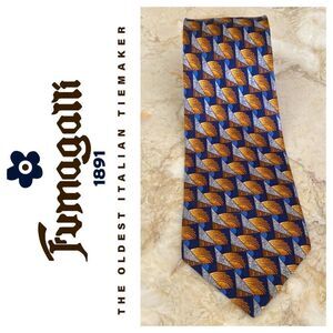 Vintage Fumagalli 100% Silk Tie